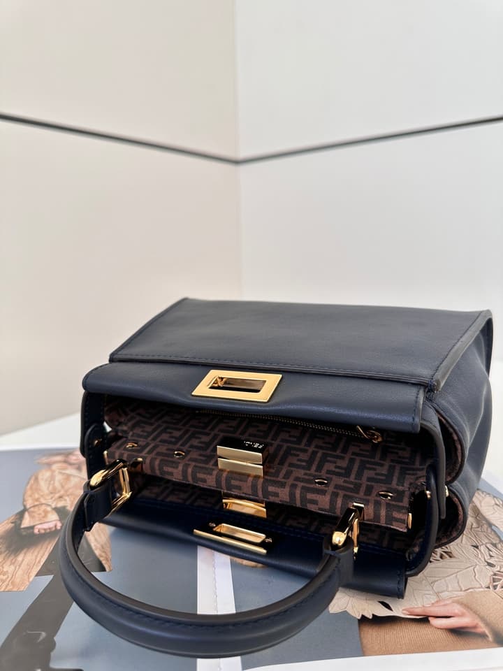 Fendi Peekaboo Classic Handbag in Deep Royal Blue