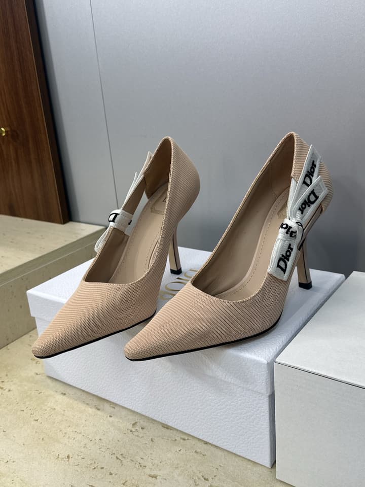 Dior J'Adior Webbing Bow Pumps – 2026 Early Spring Collection