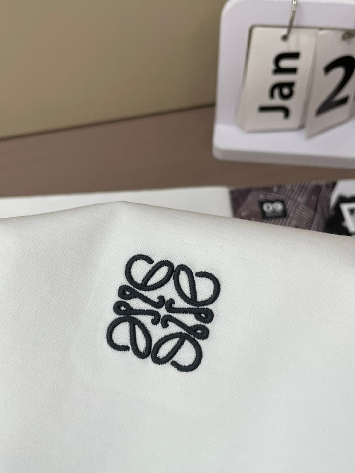 Loewe Logo Mercerized Cotton T-Shirt – 2026SS in Classic Black