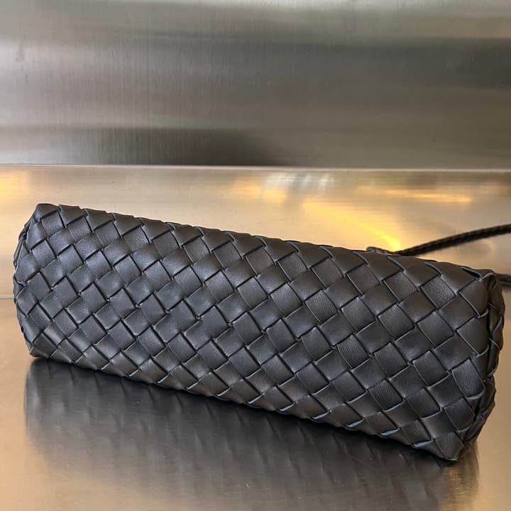 Bottega Veneta Andiamo Handbag in Charcoal Grey