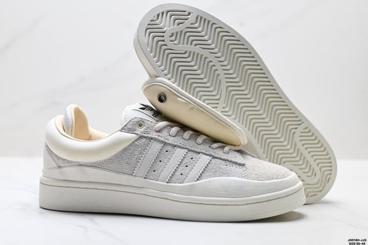 Adidas x Bad Bunny Campus Low-Top Sneakers in Cream Off-white