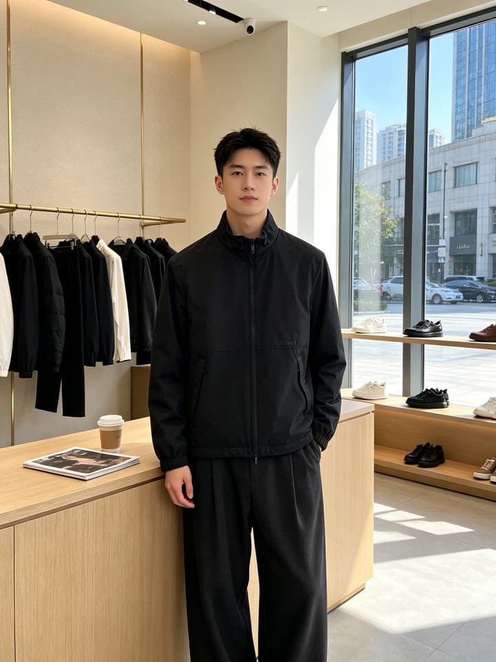 Zegna Men's Casual Jacket