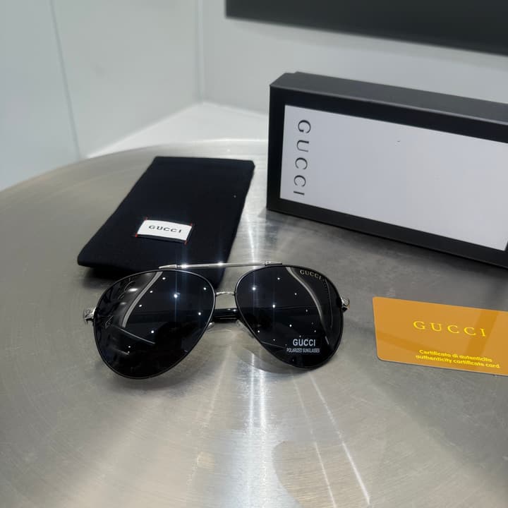 Gucci Aviator Sunglasses – 2025 Collection in Purple