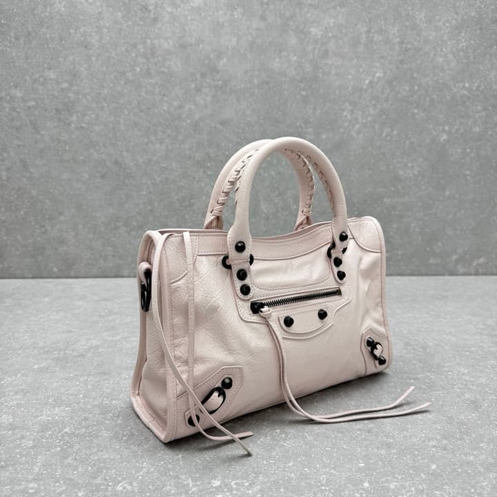 Balenciaga Le City Small Shoulder Bag – Petal Pink in Petal Pink
