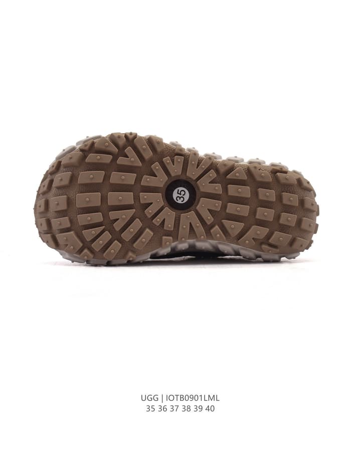 UGG Tire Sole Cotton Slippers Snow Boots in White