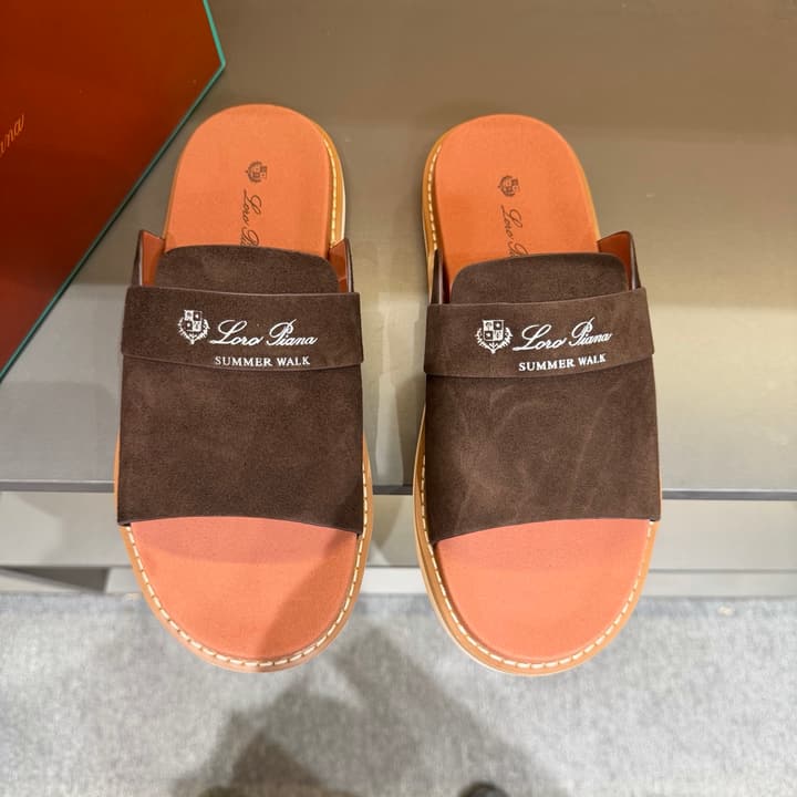 Loro Piana Summer Walk Crisscross Mules