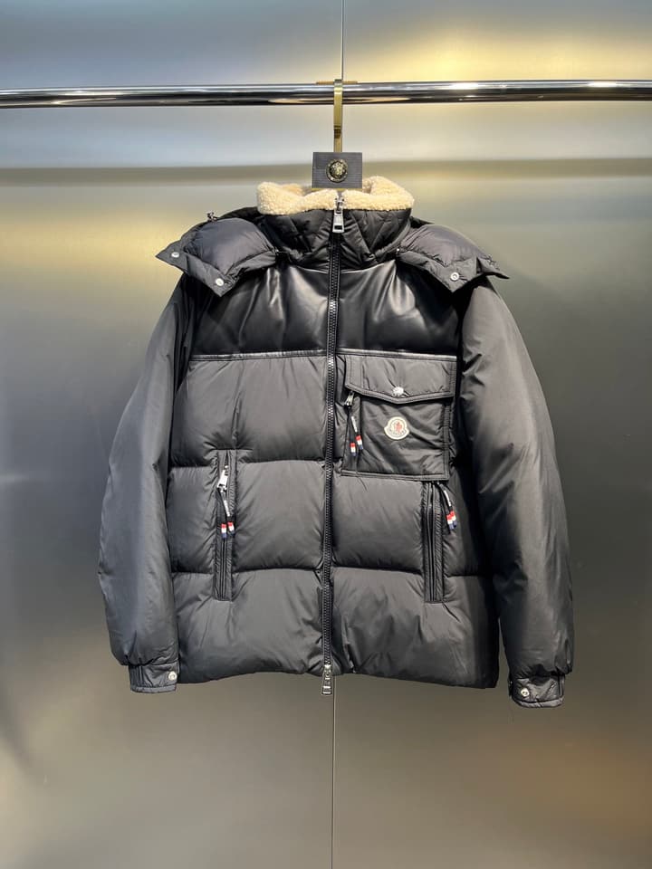 Moncler Unisex Down Jacket in Gold