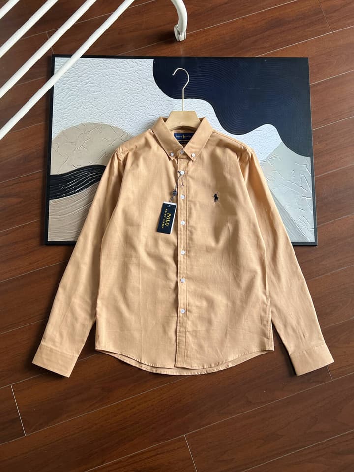 Ralph Lauren Pony Logo Linen Shirt – Spring/Summer Collection in Black