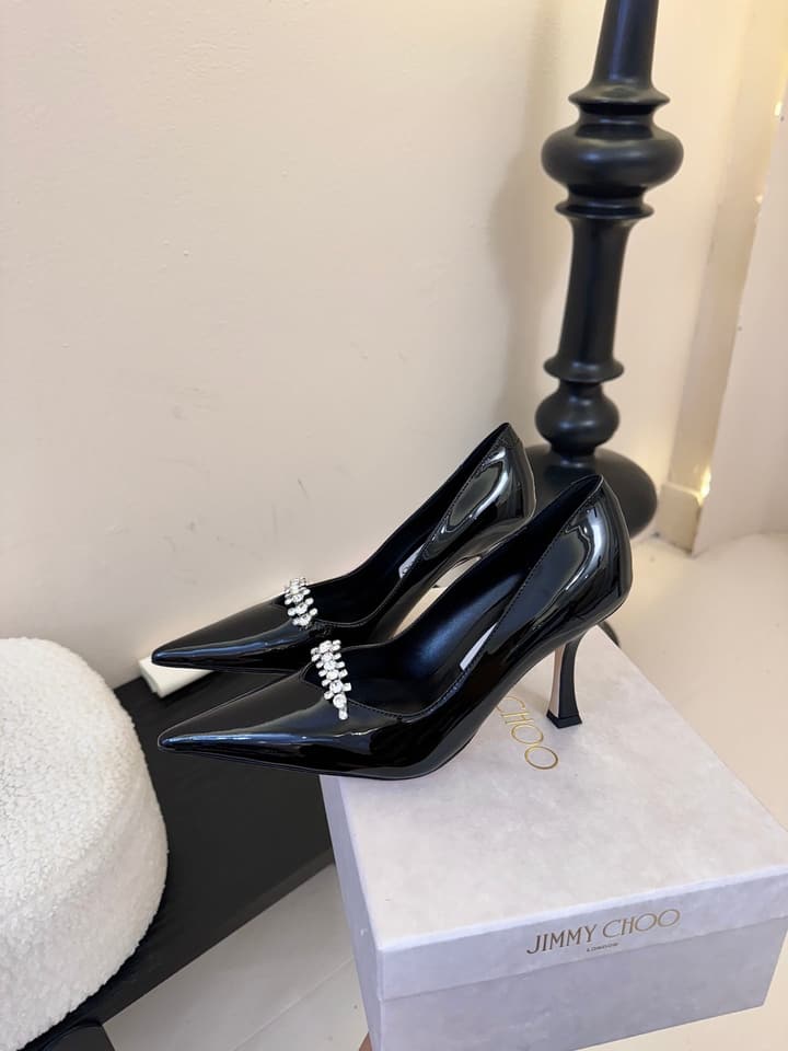 Jimmy Choo Patent Leather Pumps – 2025FW