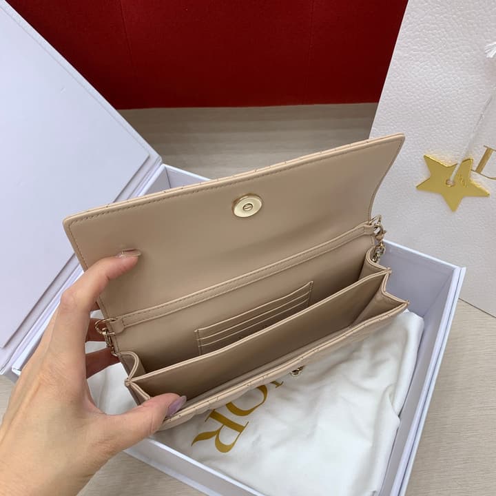 Dior Miss Mini Chain Handbag in Beige
