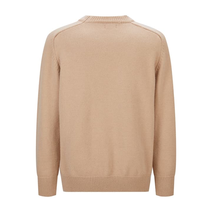 Celine Triomphe Embroidered Knit Sweater in Black