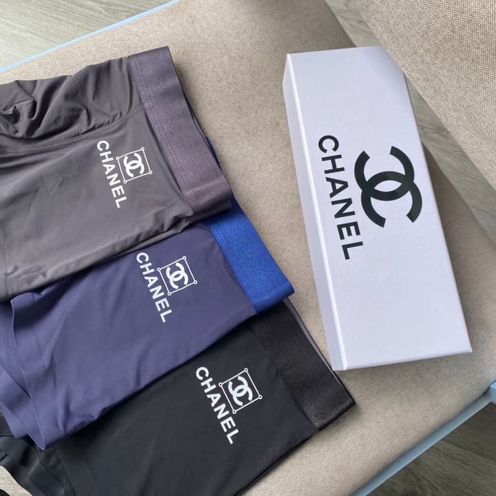 Chanel Men's Seamless Ice Silk Underwear – 3-Pack