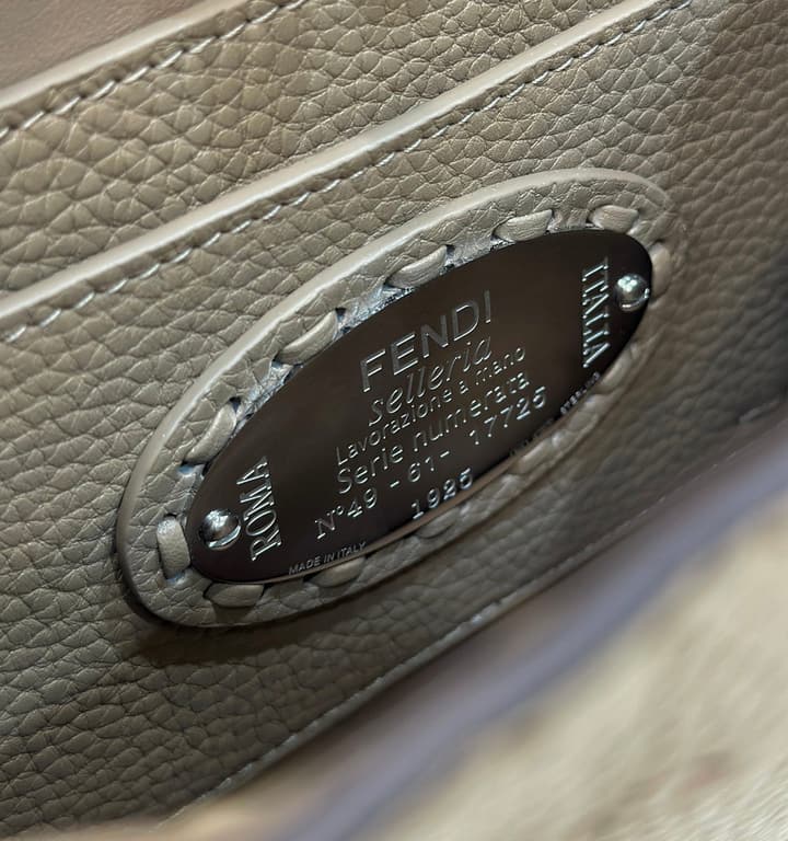 Fendi Peekaboo I See You Petite Satchel in Classic Black