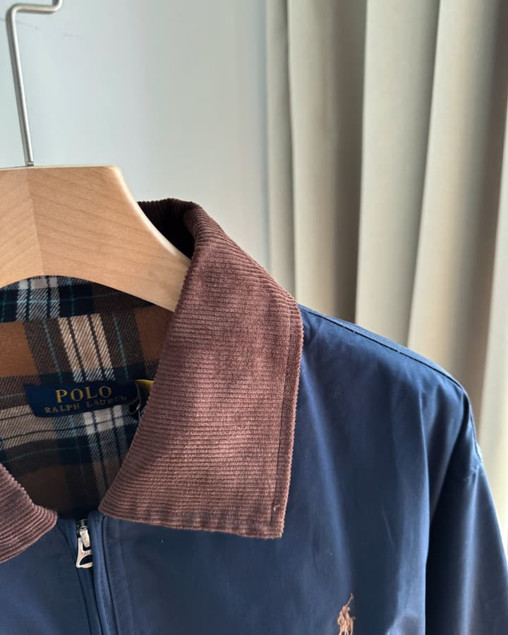 Ralph Lauren Campus Collared Jacket in Blue