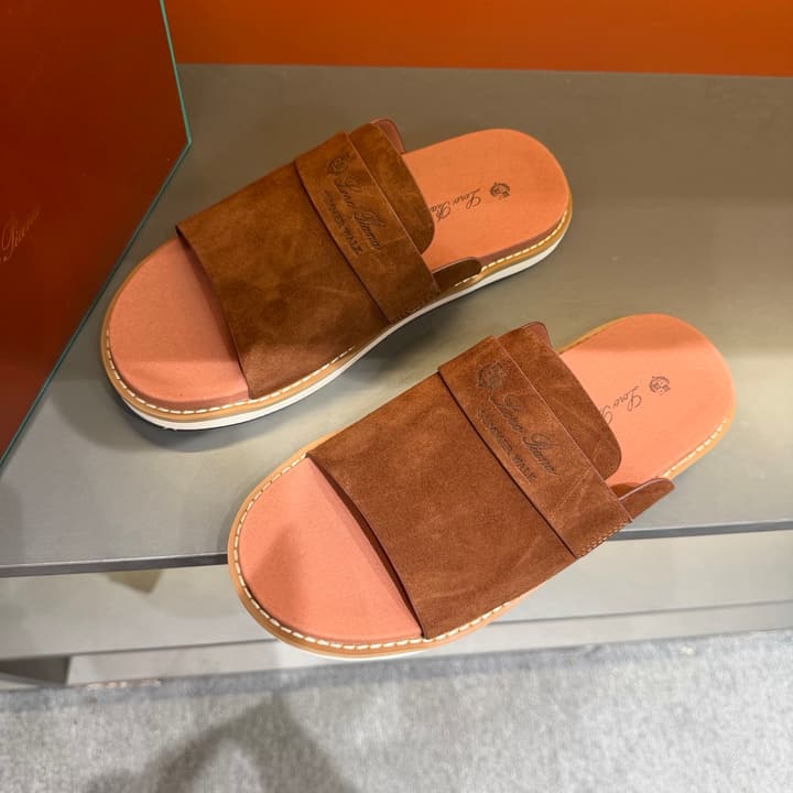 Loro Piana Summer Walk Crisscross Mules