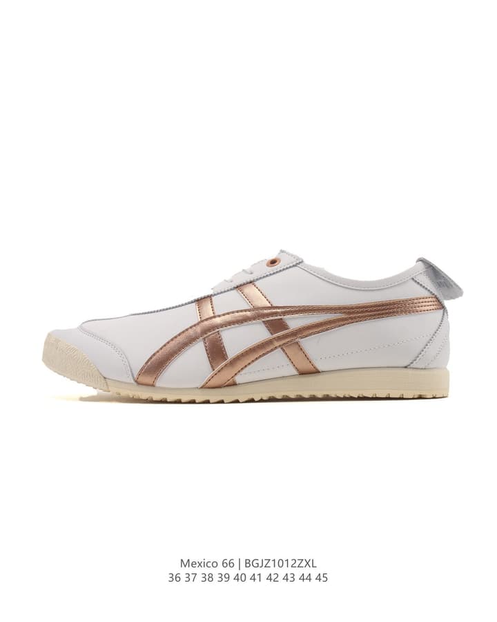 Asics Onitsuka Tiger Mexico 66 Classic Sneakers in Dark Navy With Cream Stripes