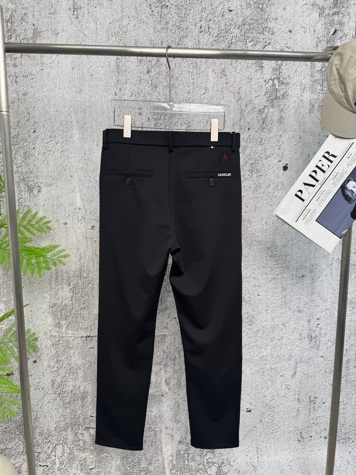 Moncler Business Stretch Cotton Trousers – 25SS Autumn Collection