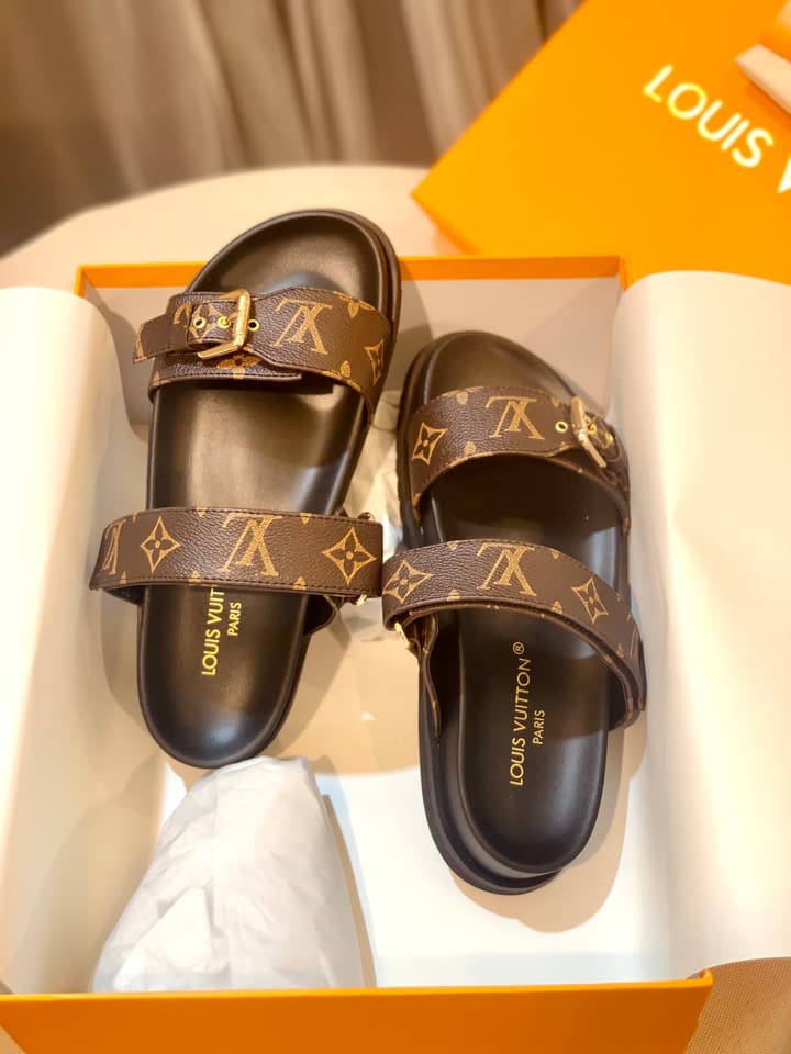 Louis Vuitton Denim Mules