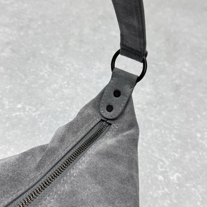 Balenciaga Le City Hobo Bag – Small in Frosted Grey
