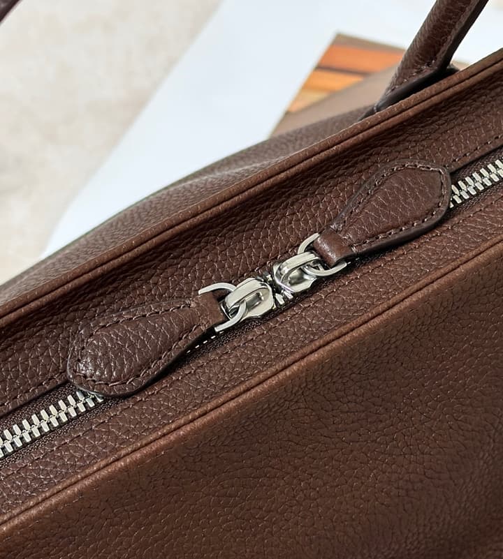 The Row Agnes 15 Leather Bowling Bag