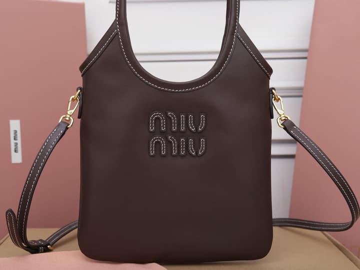 Miu Miu Mini Tote Bag in Black