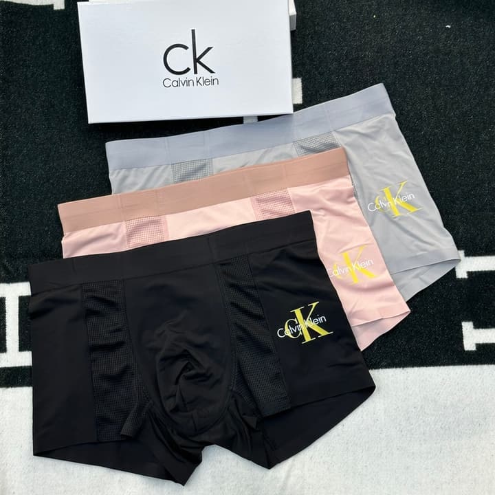 Calvin Klein Seamless Ice Silk Boxer Briefs Set