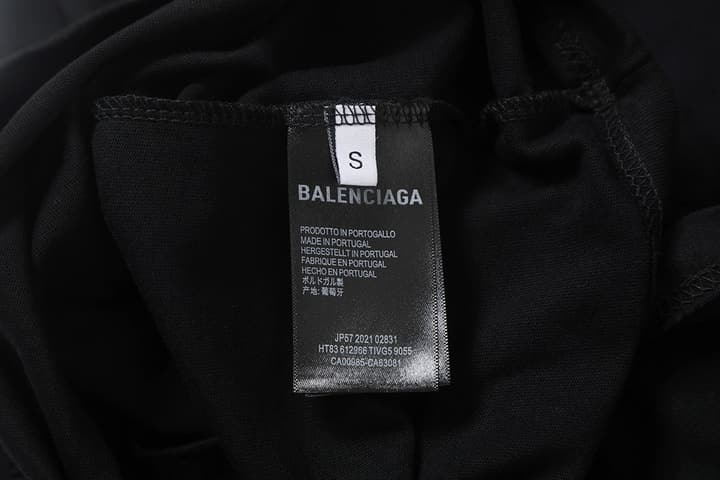 Balenciaga Large Logo Laser Reflective T-Shirt – 26SS in Black
