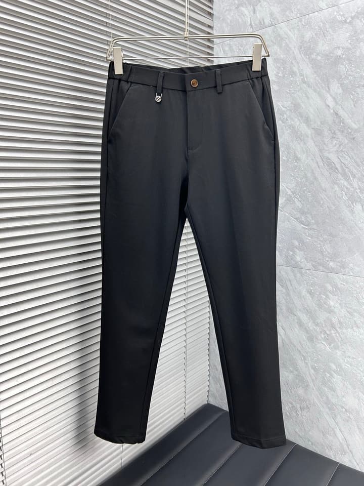 Zegna Custom Casual Trousers – 2025SS in Black