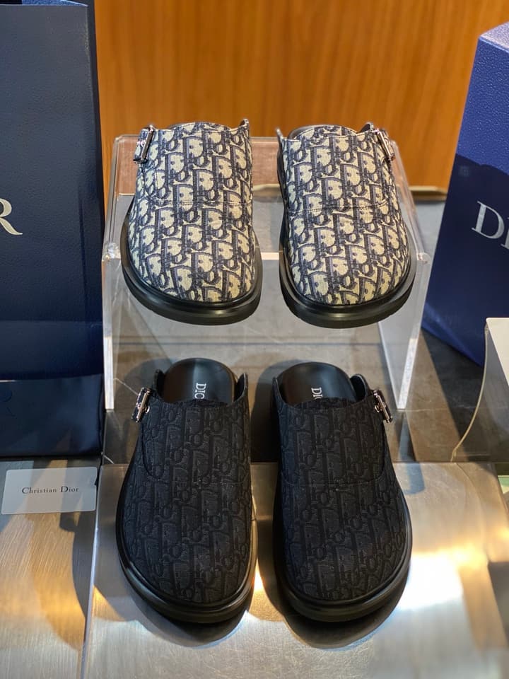 Dior Aqua Oblique Men's Mules