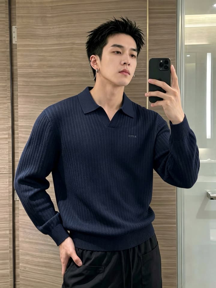 Zegna Men's Casual Knit Sweater