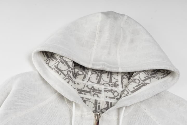 Dior Reversible Jacquard Cashmere Jacket – 24FW in Light Grey