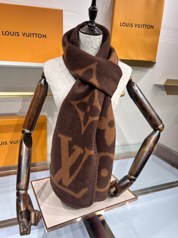Louis Vuitton Cashmere Jacquard Scarf