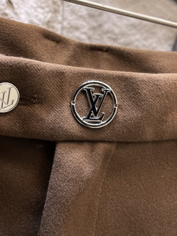 Louis Vuitton Wool Blend Dress Trousers – Autumn/Winter Collection in Black