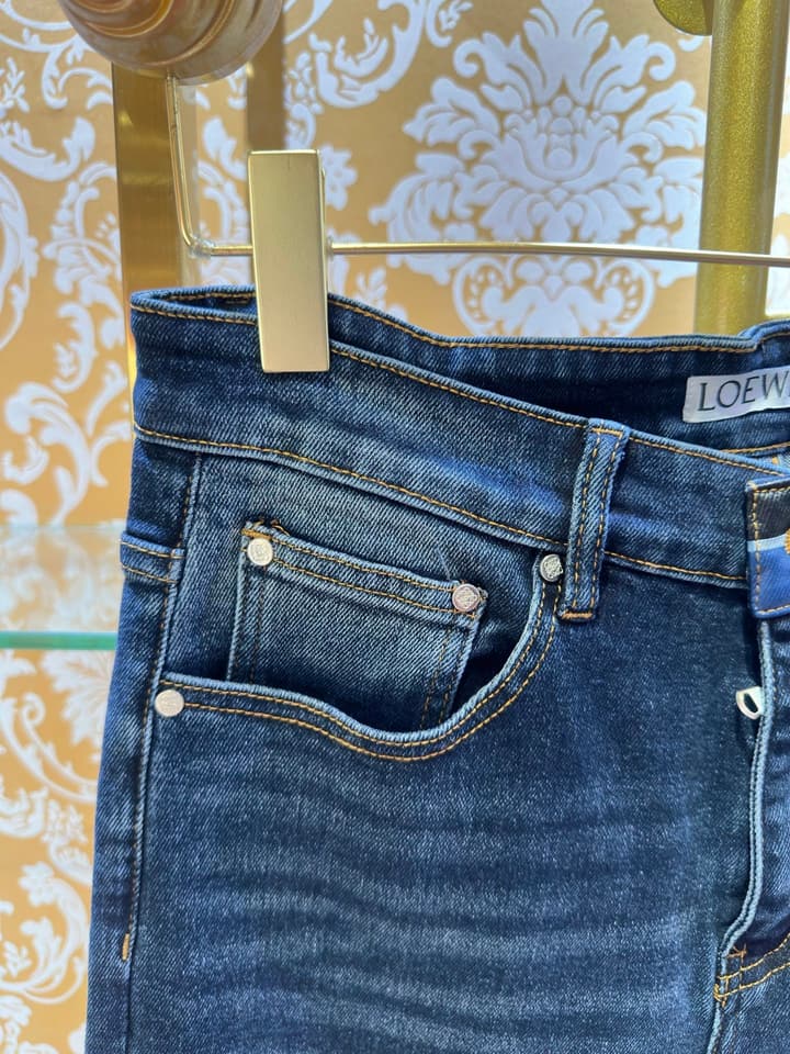 Loewe Washed Wide-Leg Jeans – 2026 in Blue