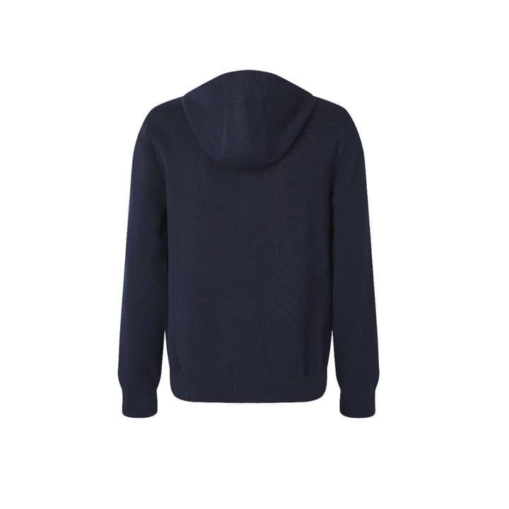 Burberry Embroidered Zip Cardigan in Dark Navy