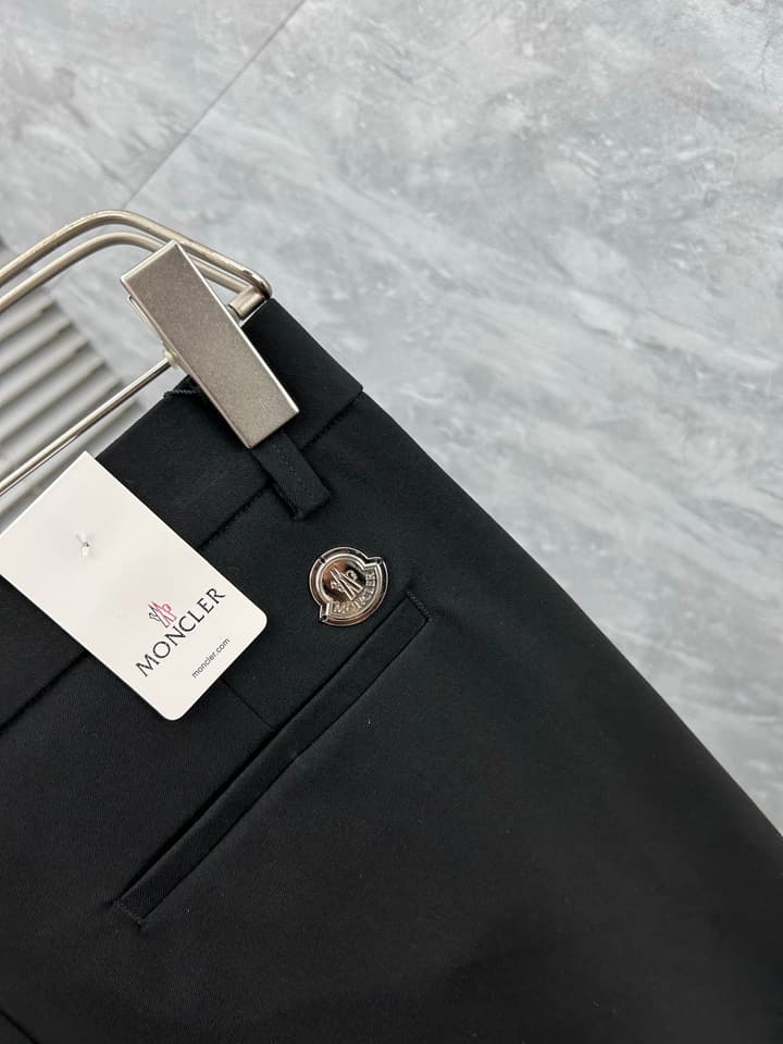 Moncler Custom Casual Trousers – 2025SS in Classic Dark Grey