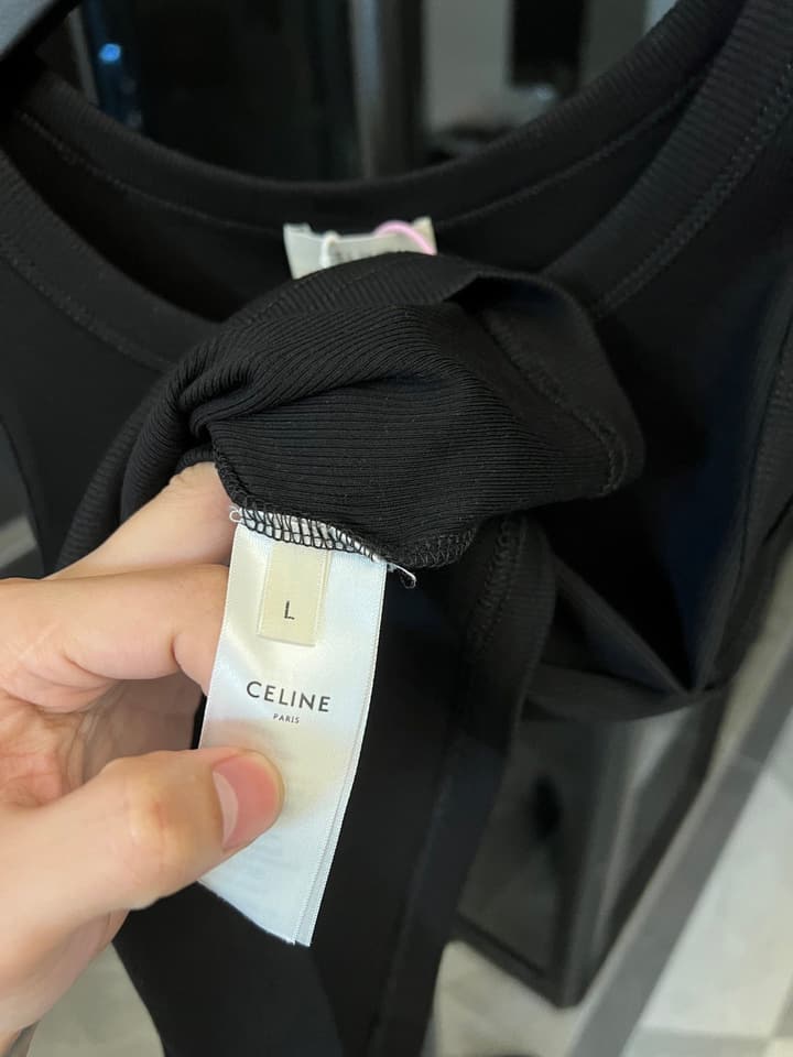 Celine Triomphe Embroidered Knit Vest – 2025SS Collection in Black