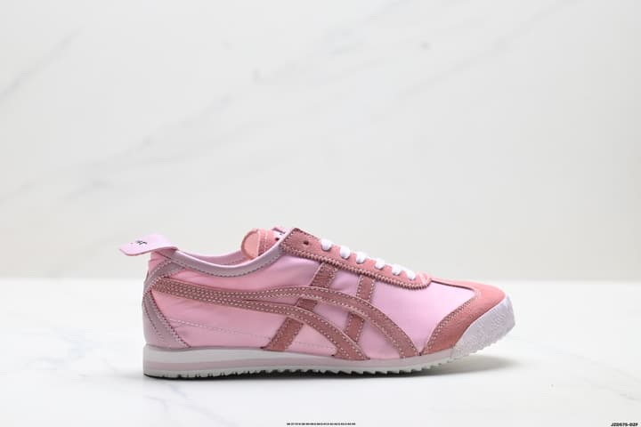 Onitsuka Tiger Mexico 66 Deluxe Nippon Made Sneakers in Beige With Taupe Stripes