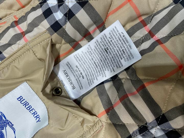 Burberry Classic Quilted Jacket in Beige