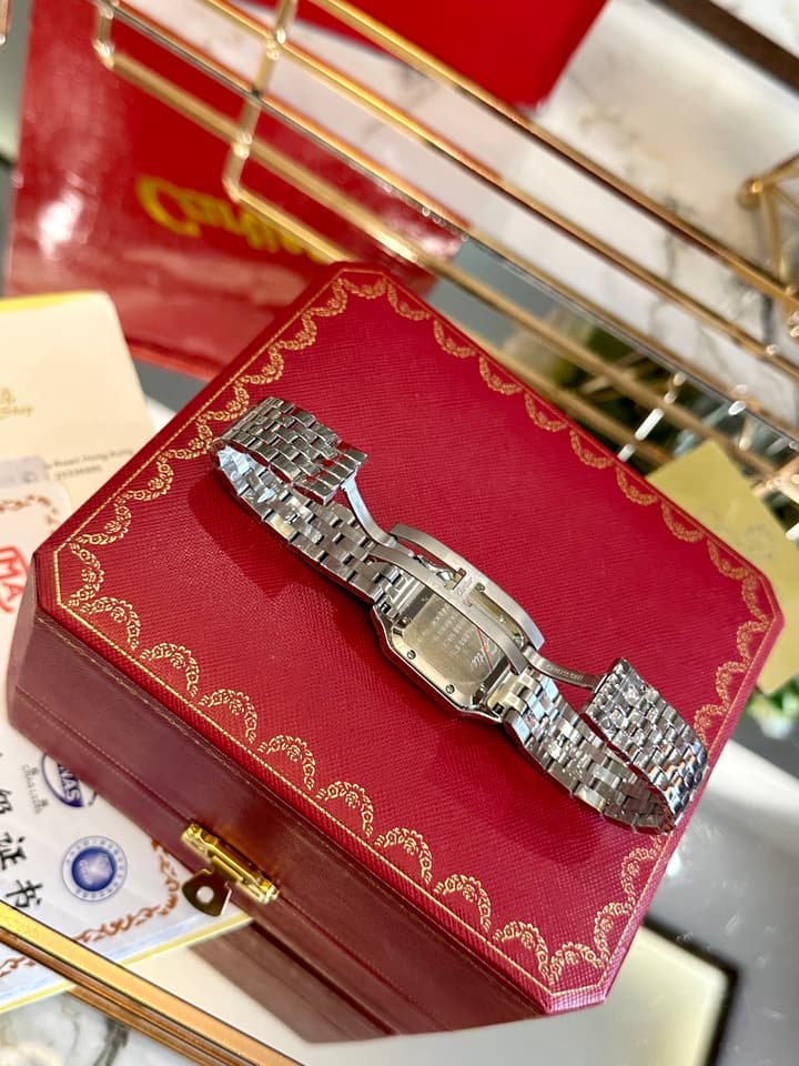 Cartier Panthère Ultra-Thin Steel Watch – 24x24mm