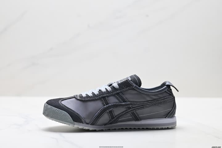 Onitsuka Tiger Mexico 66 Deluxe Nippon Made Sneakers in Beige With Taupe Stripes