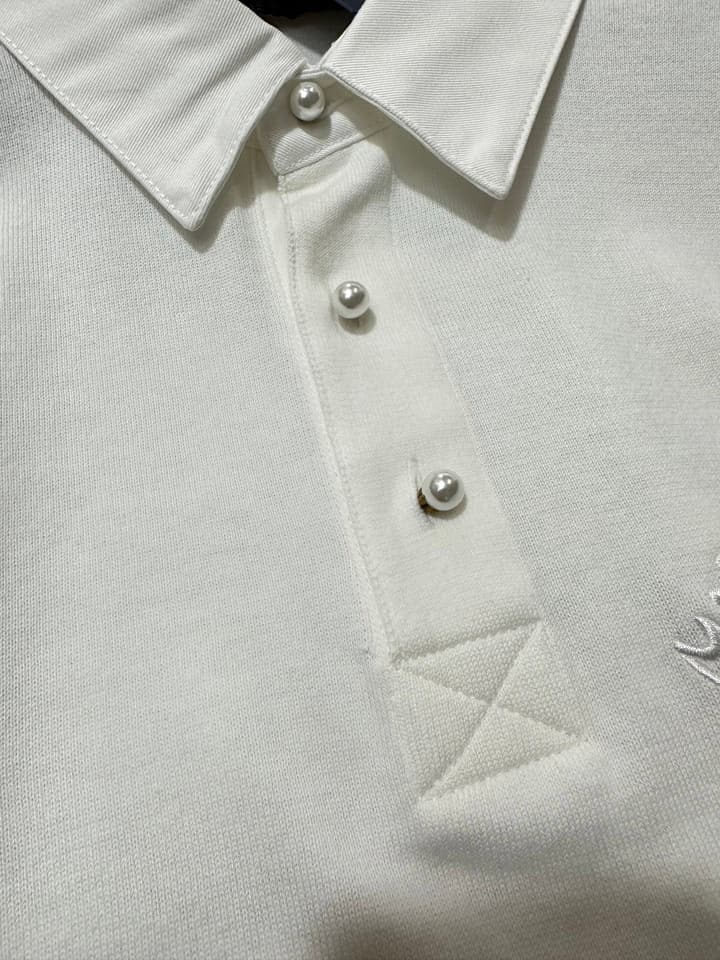 Louis Vuitton Button Pullover Polo Shirt – 24SS in Navy Blue