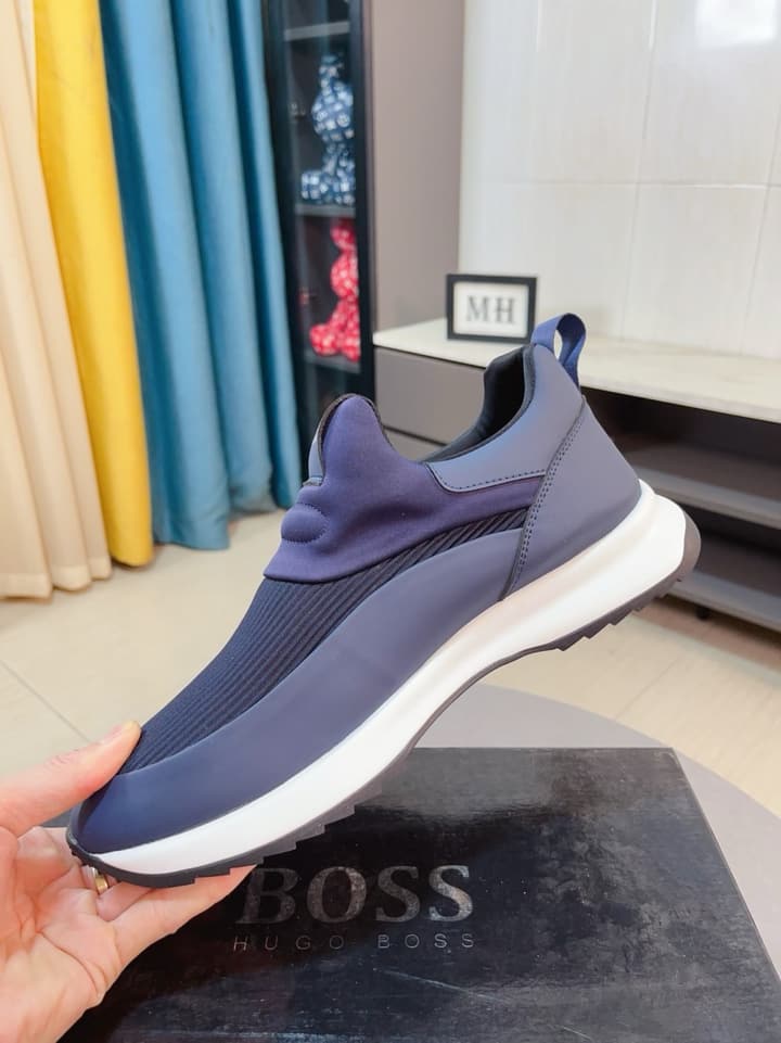 Boss Classic Suede and Waterproof Casual Sneakers