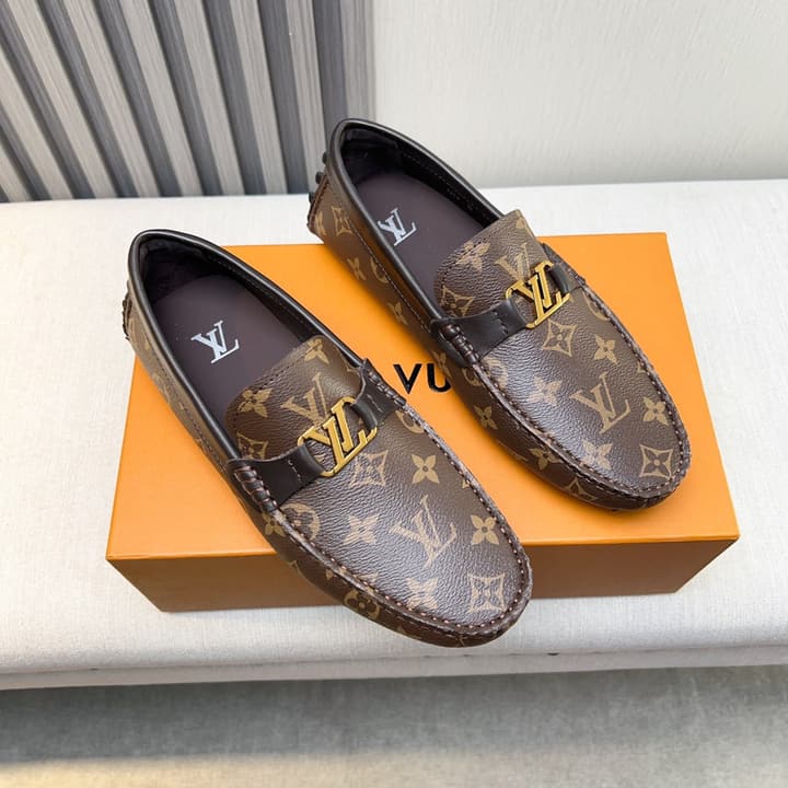 Louis Vuitton Monte Carlo Moccasin Loafers in Black Smooth Leather