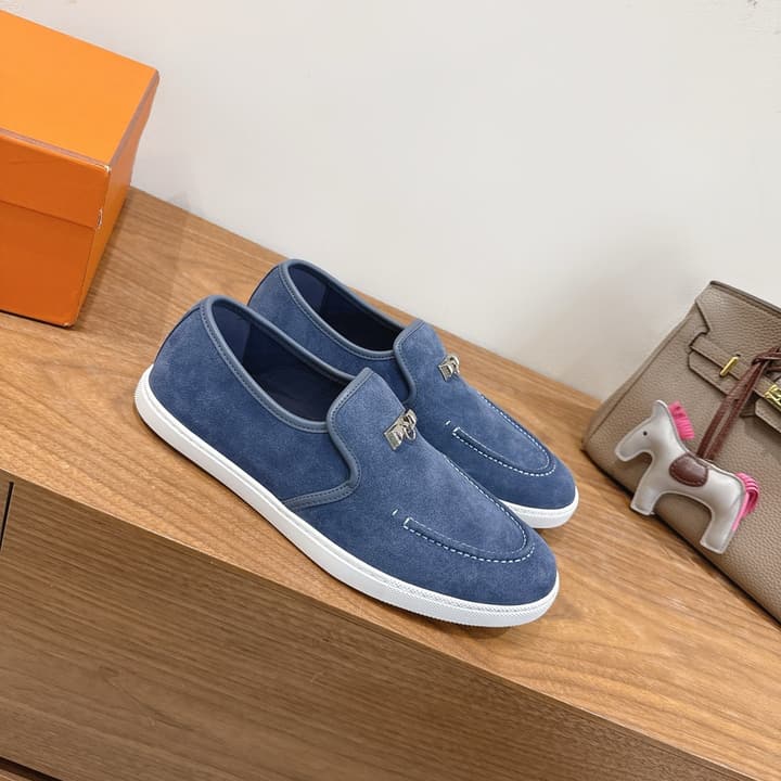 Hermès Lightweight Couple's Loafers – 25SS in Coral