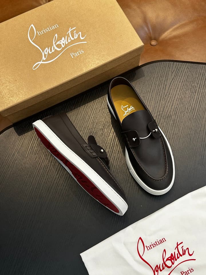 Christian Louboutin Men's Casual Sneakers in All White