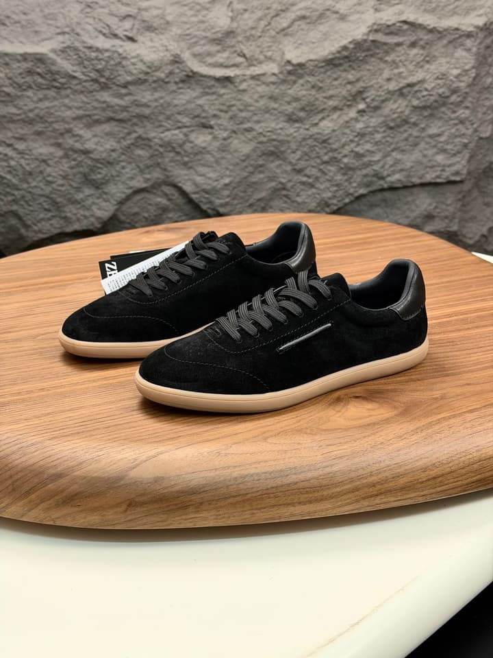 Zegna Old Money Suede Casual Sneakers