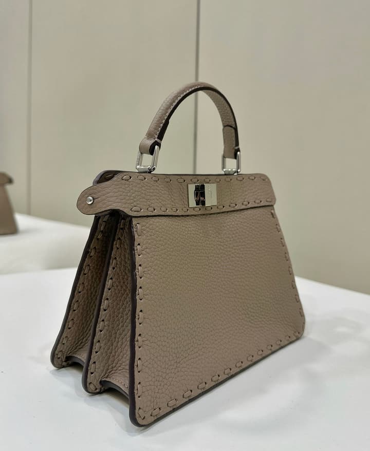 Fendi Peekaboo I See You Petite Satchel in Classic Black