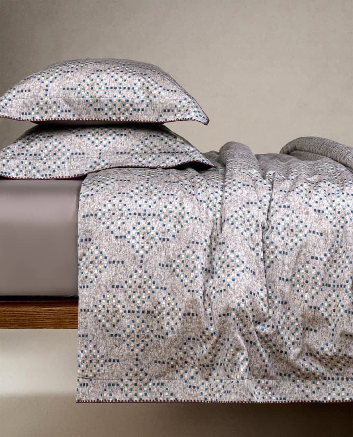 Bottega Veneta Home Collection Lava Woven Bedding Set in Taupe Lava Print
