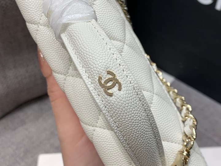 Chanel Grained Calfskin Chain Clutch – Cruise Collection – 25C
